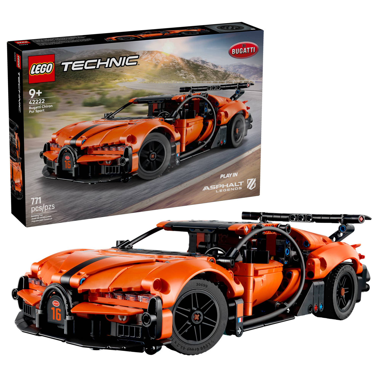 Конструктор LEGO Technic Гиперкар Bugatti 771 дет. - фото 1