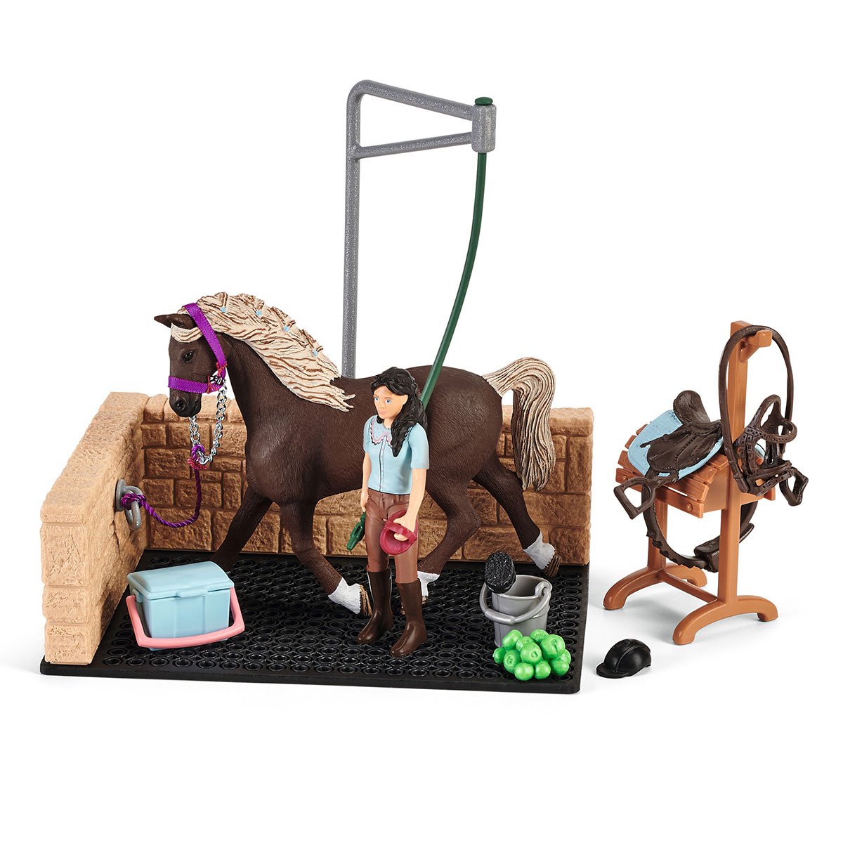 Игровой набор SCHLEICH Мойка для лошадей - фото 4