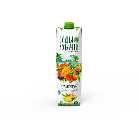 Нектар Сады Кубани мультифруктовый 1л