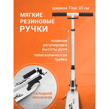 Самокат Рыжий кот двухколесный