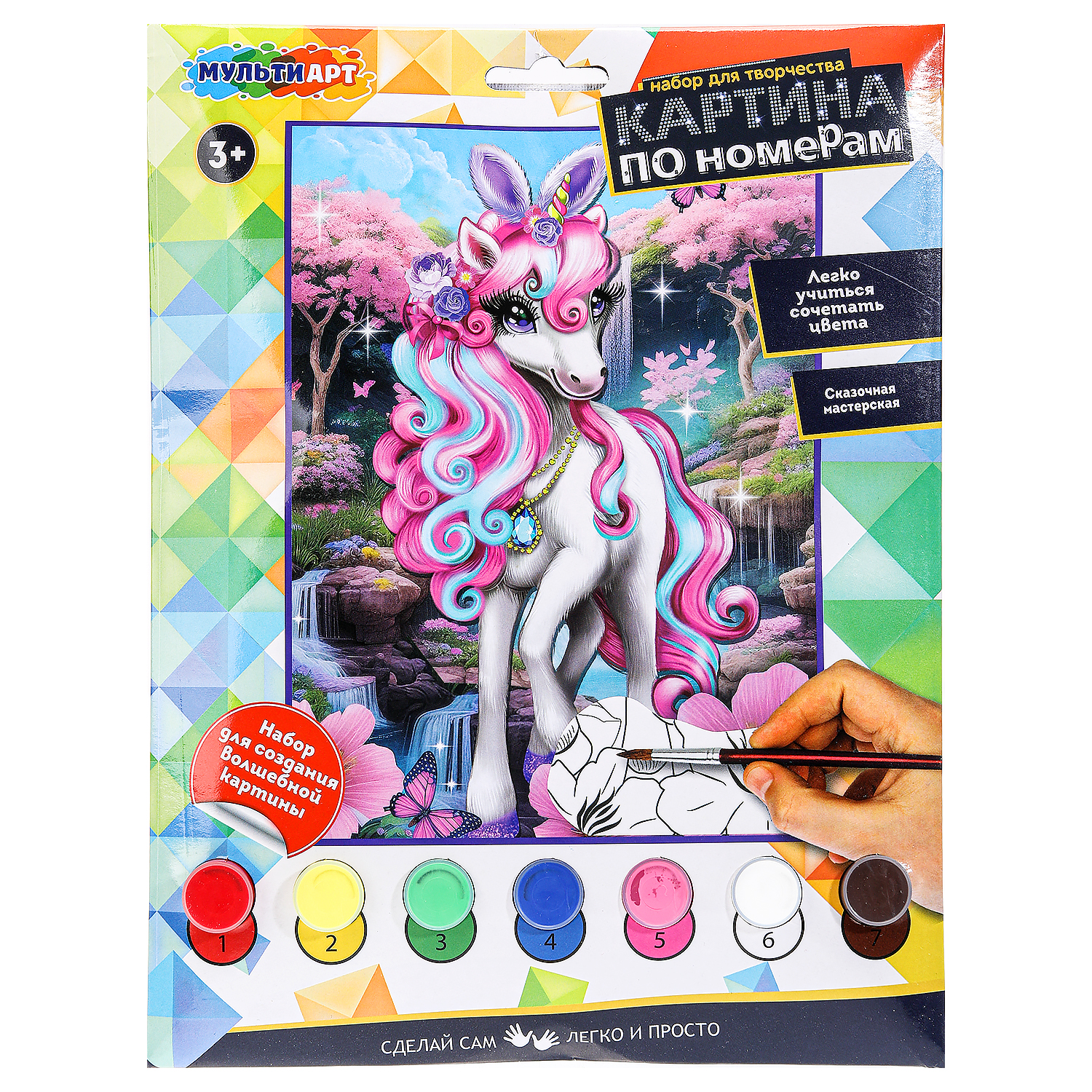 Картина по номерам Multiart Единорог - фото 1