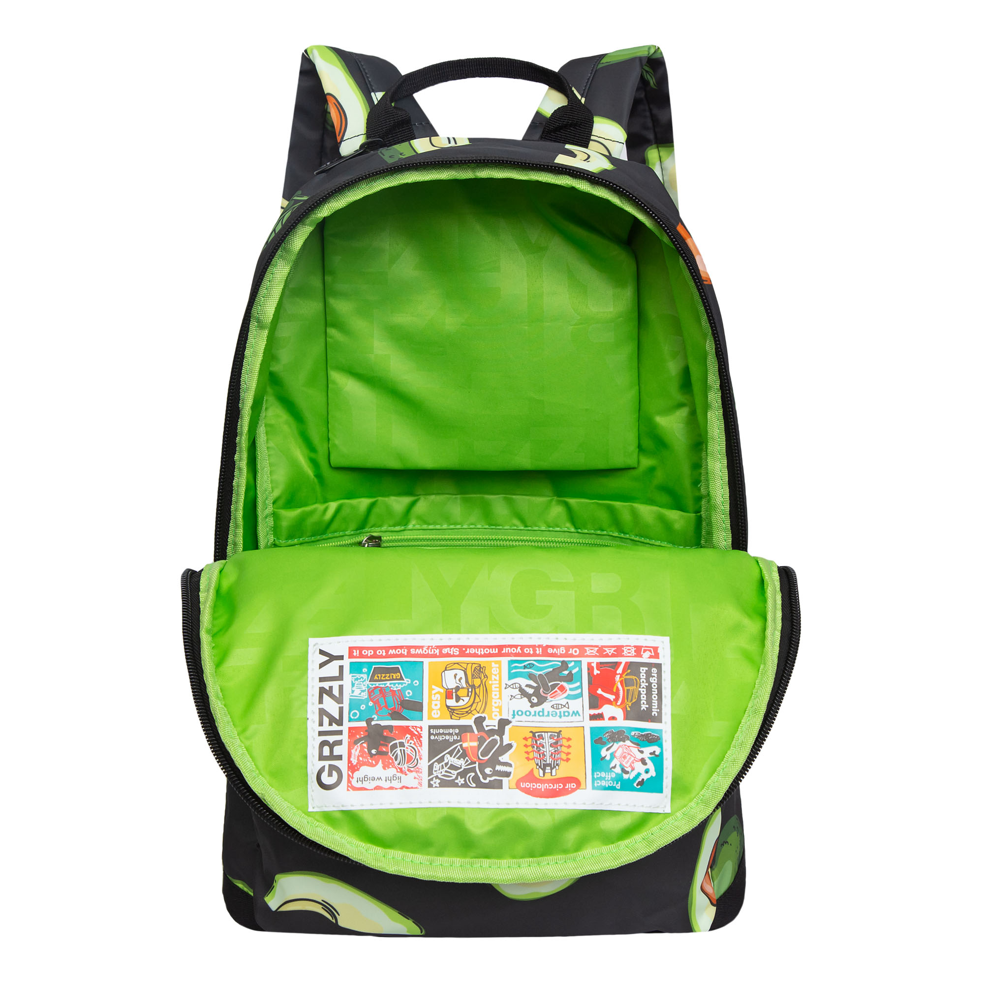 Рюкзак Grizzly Авокадо - фото 4
