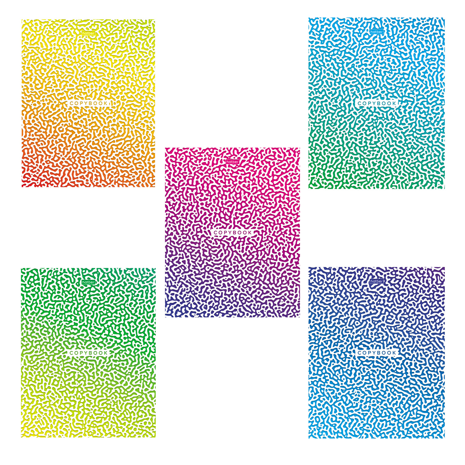 Общая тетрадь Hatber клетка 40 лист. в ассортименте - фото 1