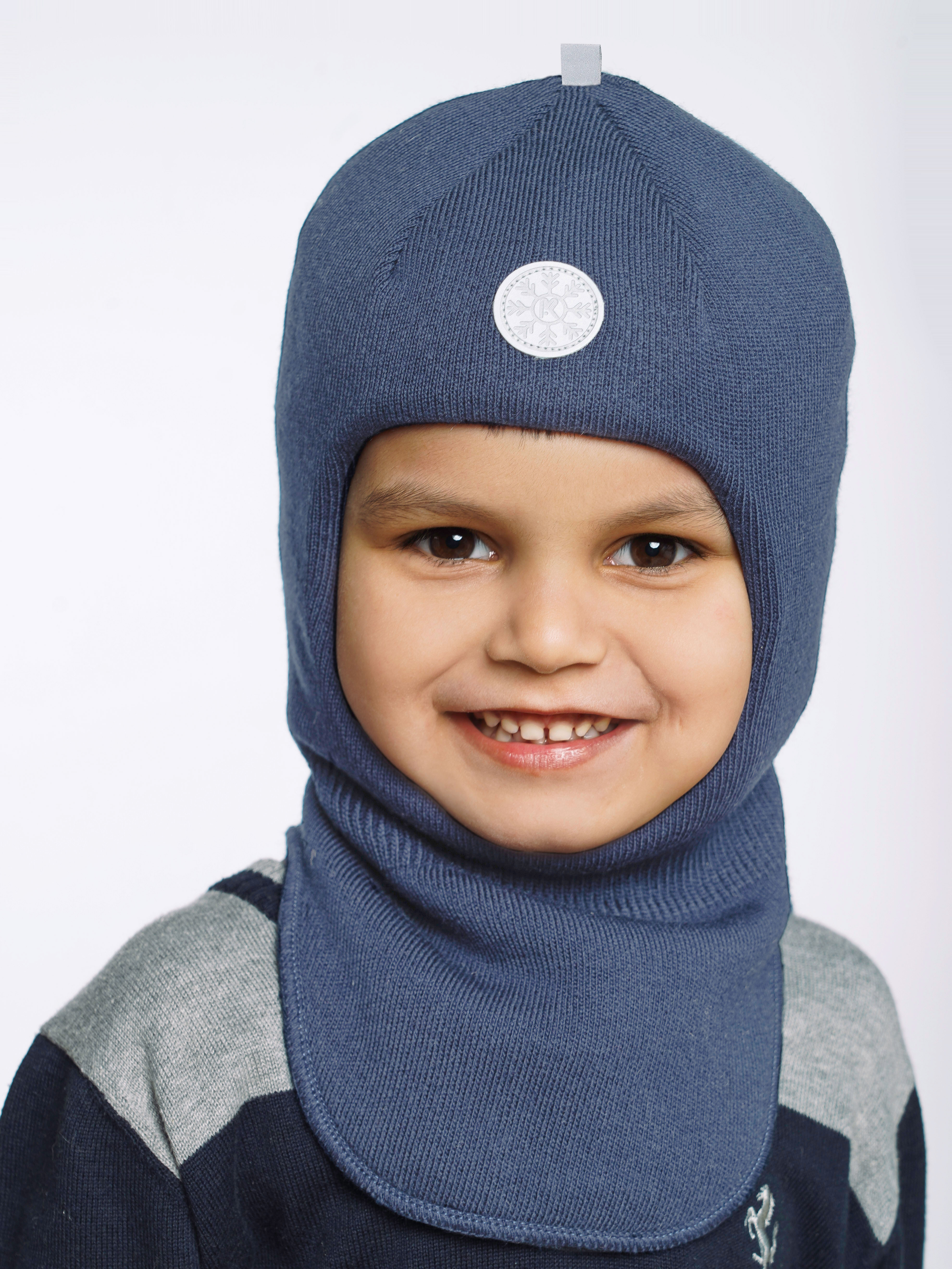 Шапка ПриКиндер U-W_231499 Цвет: Джинса - фото 1