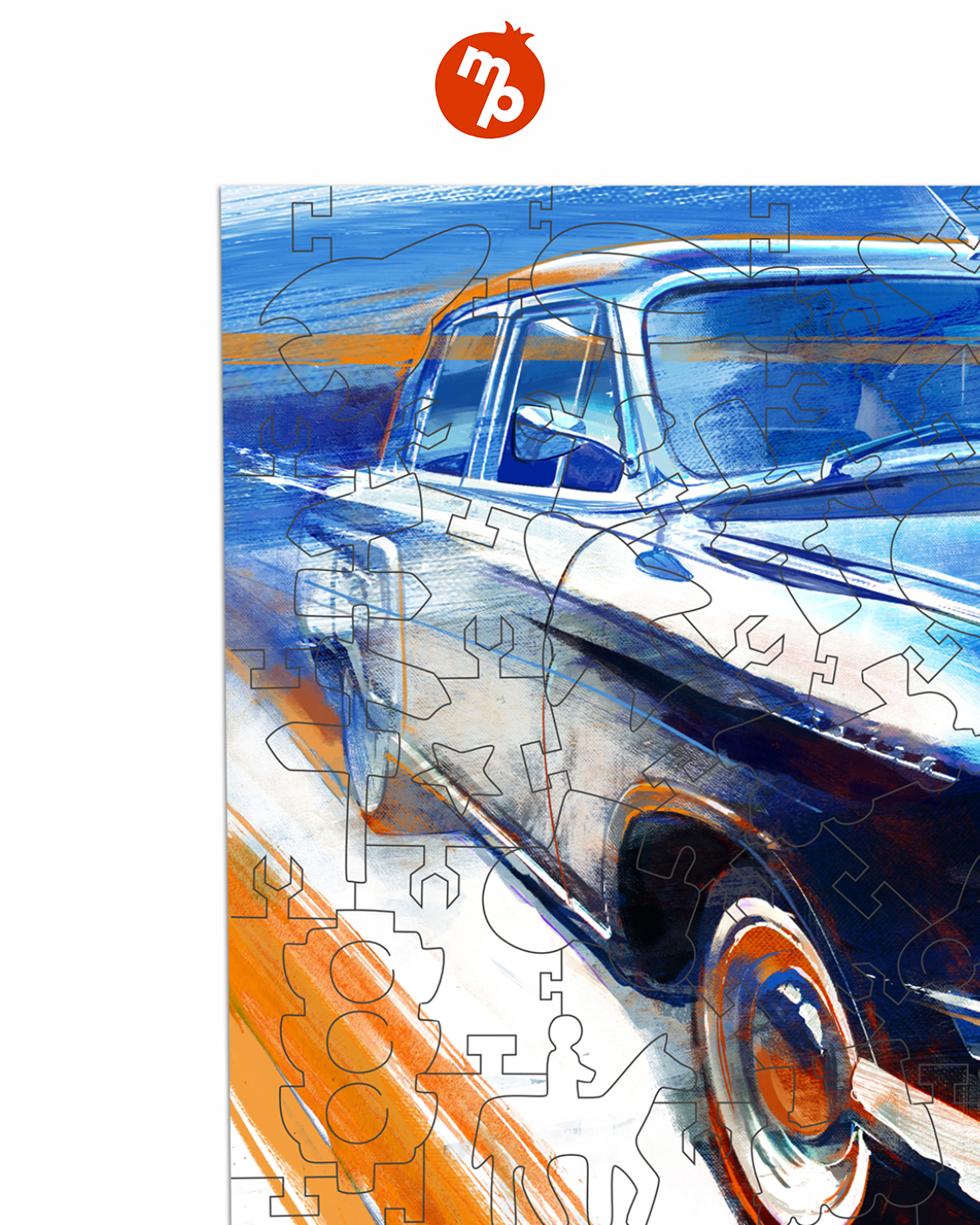 Пазл 1TOY Автомобиль советский деревянный - фото 7