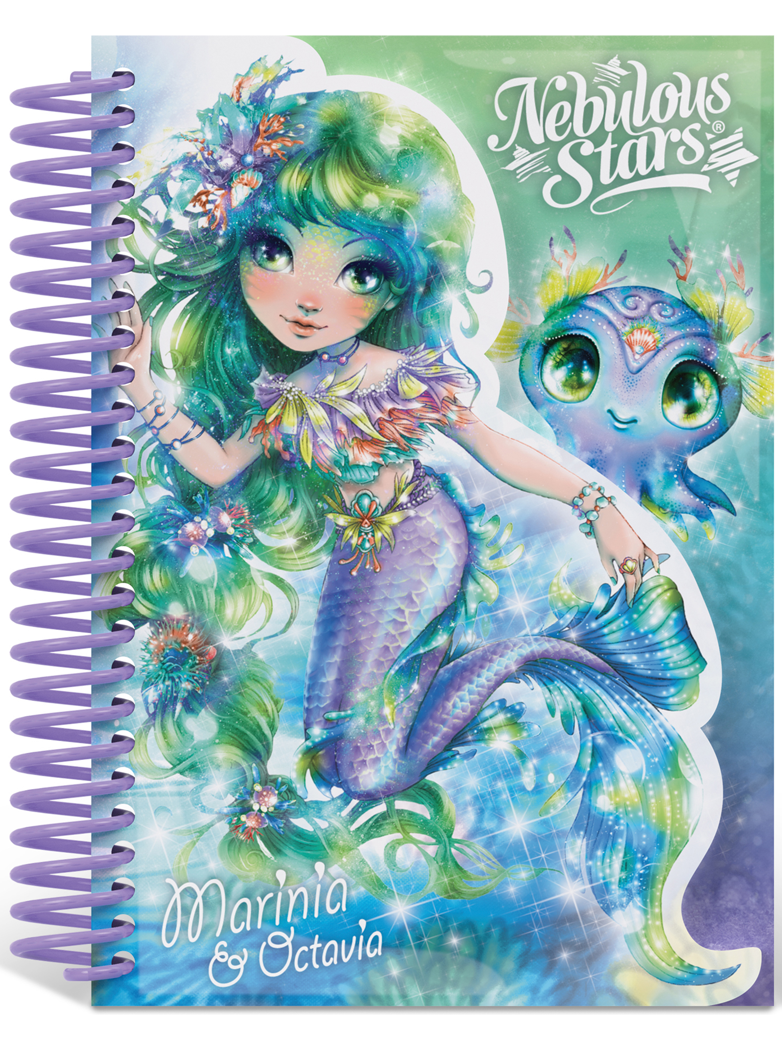 Блокнот для записей Nebulous Stars на пружине со скетч страницами серия Marinia 11587-1_NSDA - фото 6