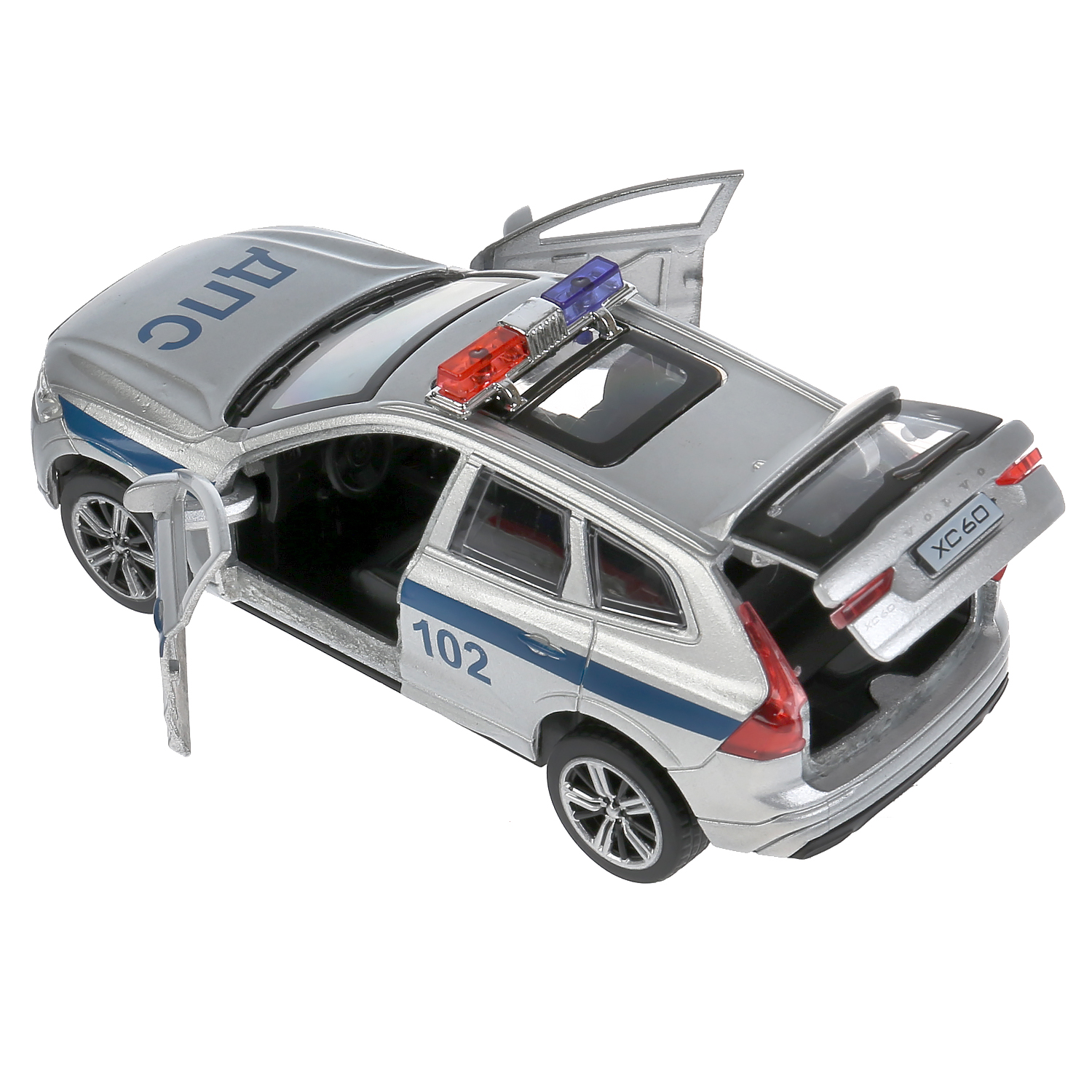 Полицейская машина Технопарк Volvo XC60 299805 - фото 4