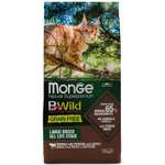 Корм для кошек MONGE BWild Grain free крупных пород из мяса буйвола 1.5кг