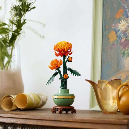 Конструктор LEGO Botanicals Хризантема блочный