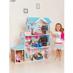 Домик для кукол PAREMO 118 см с мебелью