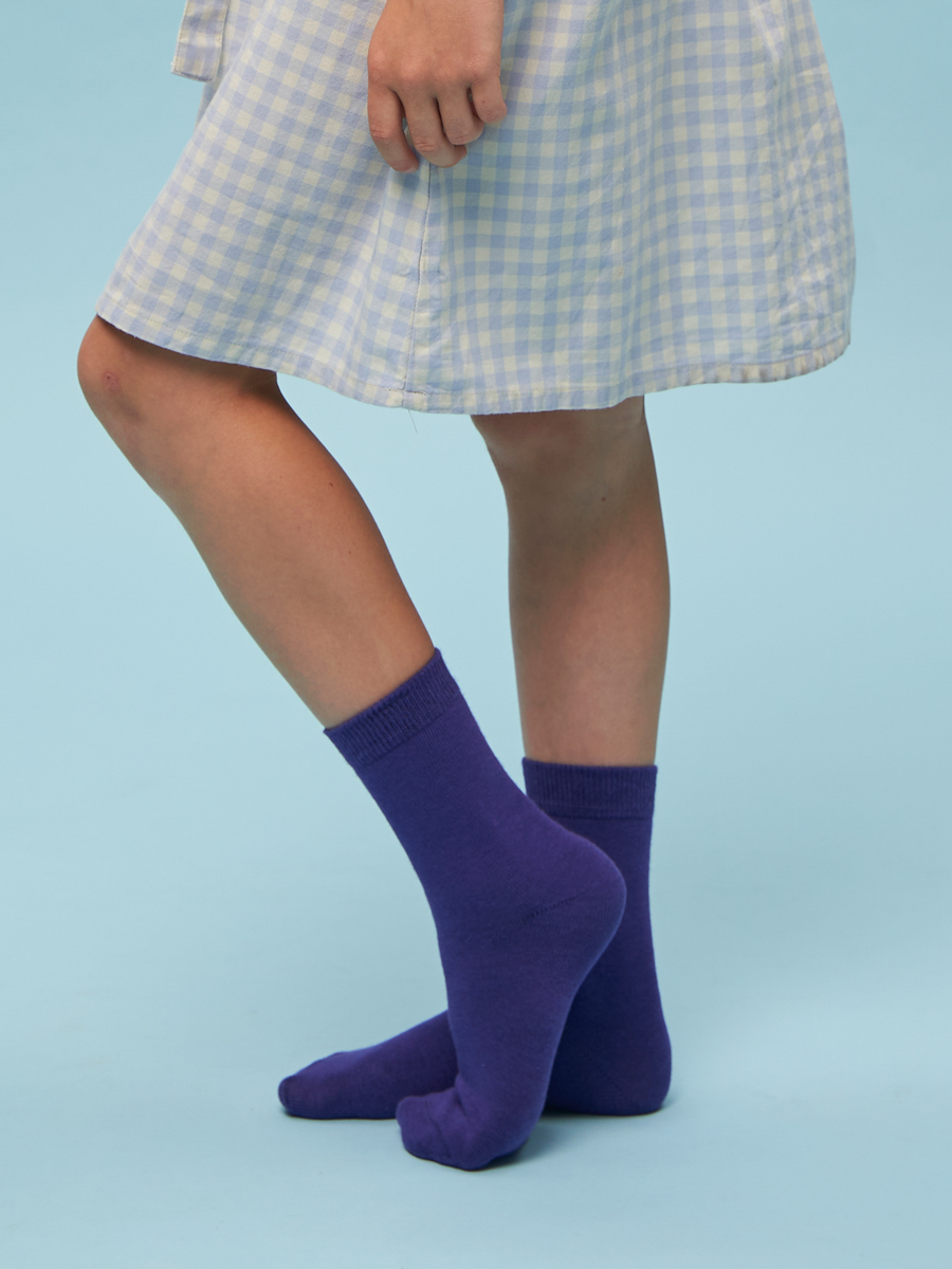 Носки 3 пары Babushka D3 Фиолетовые - фото 3