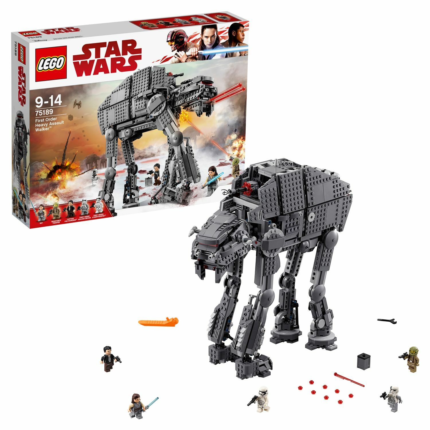 Конструктор LEGO Star Wars Штурмовой шагоход блочный - фото 1