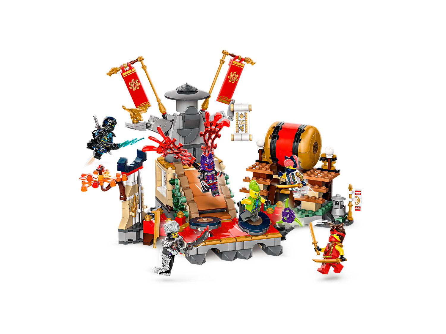 Конструктор LEGO NINJAGO Турнирная боевая арена 659 дет. - фото 4