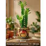 Искусственное растение SOFANNA Кактус 1-2 зеленый силикон
