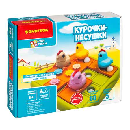 Настольная игра Bondibon КУРОЧКИ-НЕСУШКИ головоломка