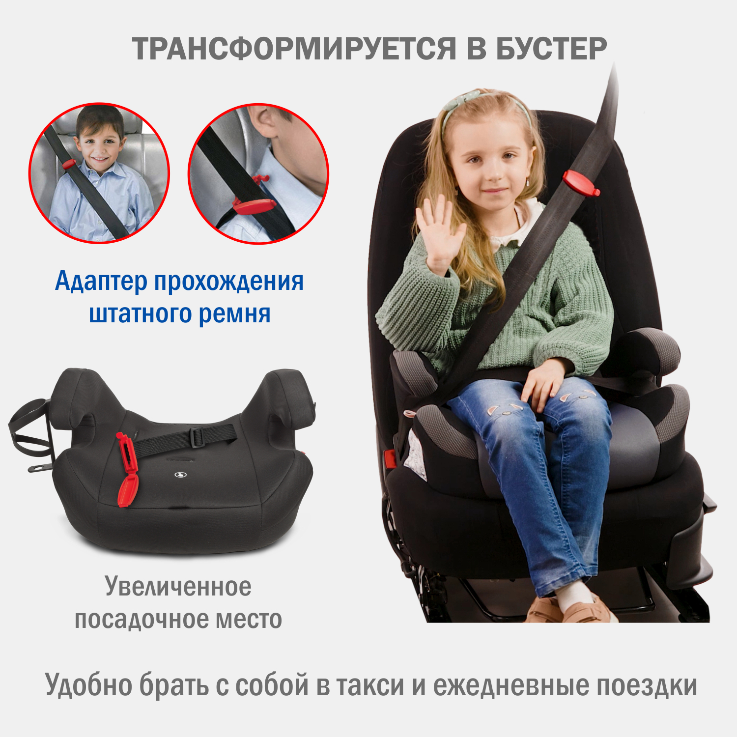 Автокресло SIGER Siger Стар Isofix Lux Isofix 1/2/3 (9-36 кг) - фото 9