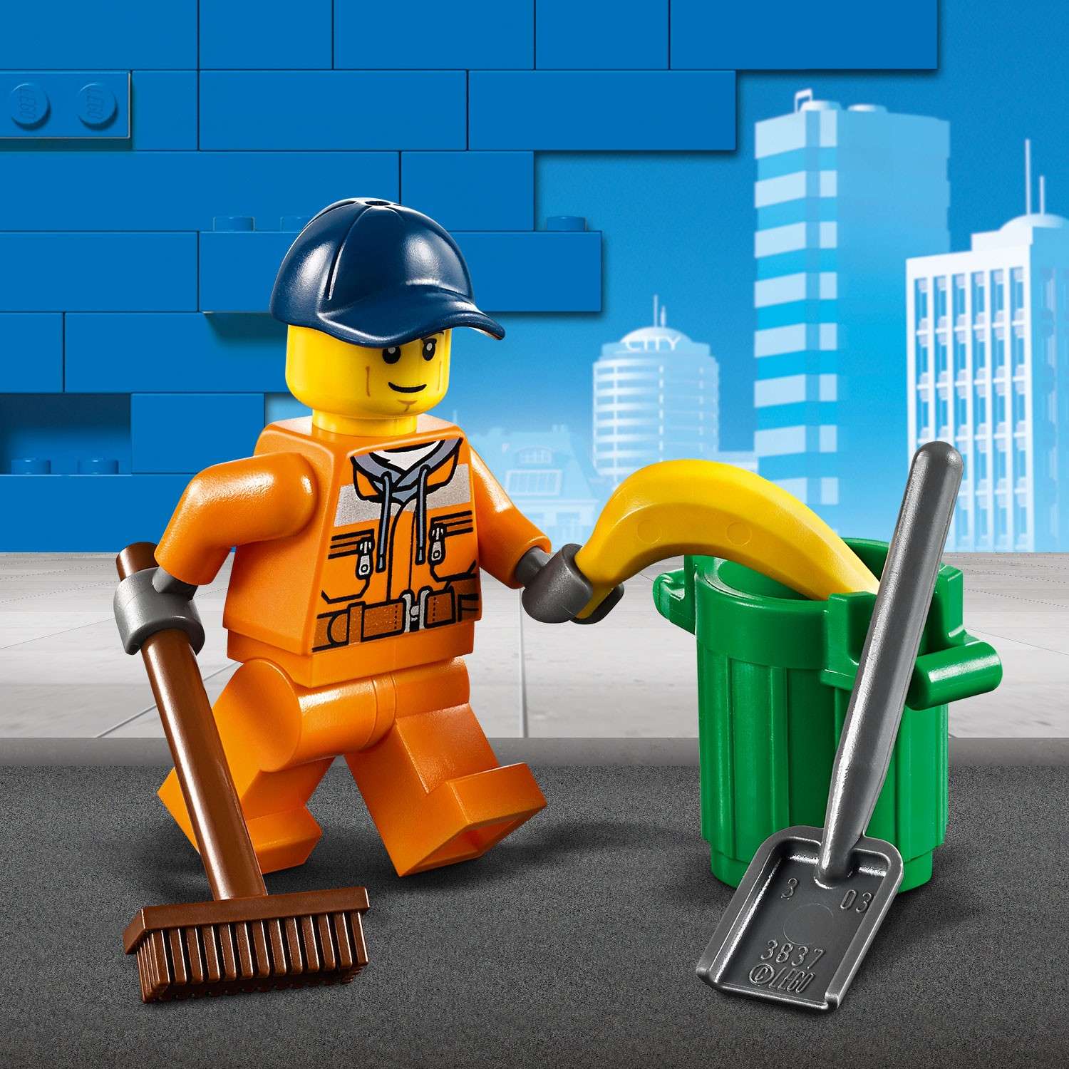 Конструктор LEGO City Great Vehicles Street Sweeper блочный - фото 8