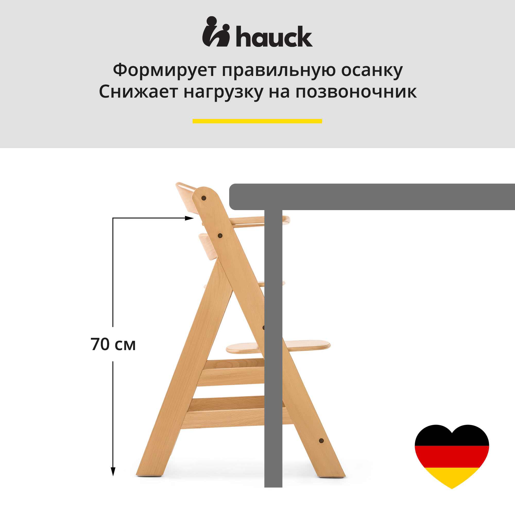 Стульчик для кормления Hauck Alpha трансформер - фото 11