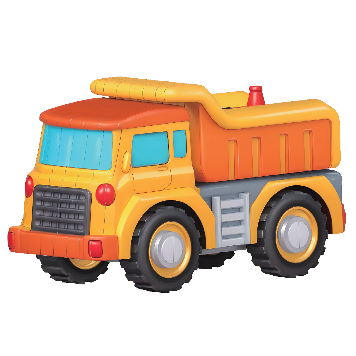 Конструктор СЛИПАРИКИ Самосвал 35 дет. - фото 3