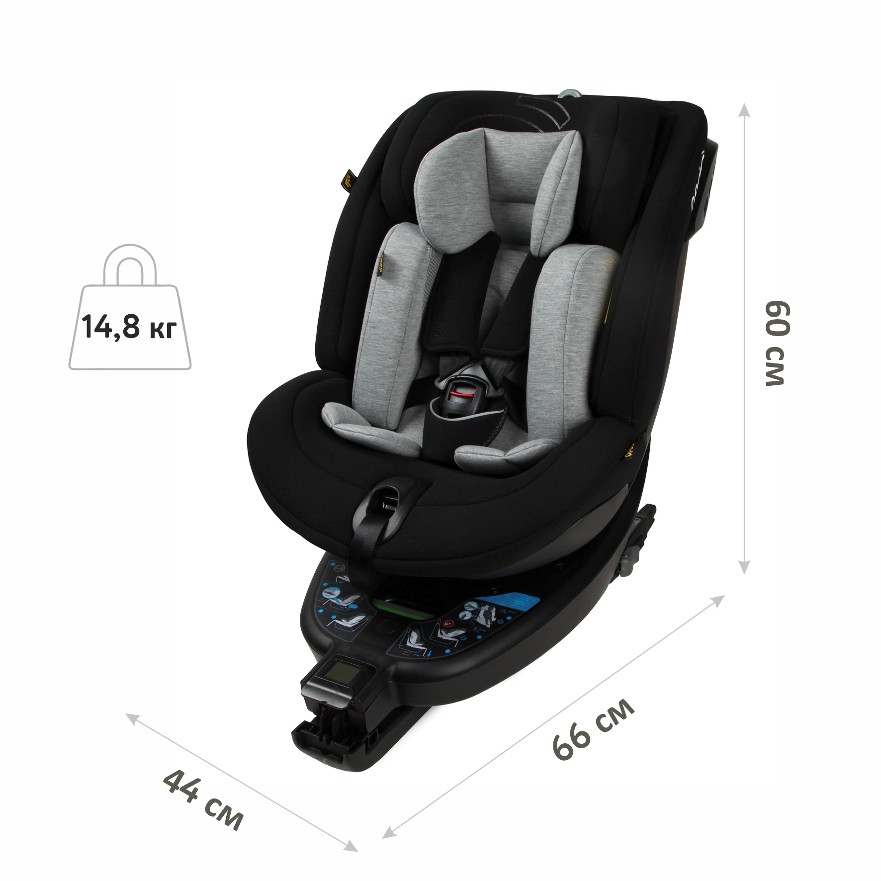 Автокресло nado Isofix 0+/1/2 (0-25 кг) - фото 9
