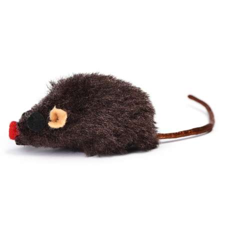 Игрушка для кошек Nobby Мышка плюшевая с погремушкой 66920