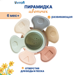 Игрушка Uviton пирамидка Flower в ассортименте