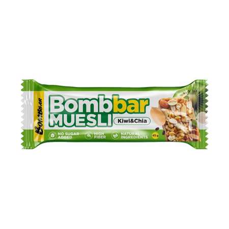 Батончик Bombbar киви-чиа 45г