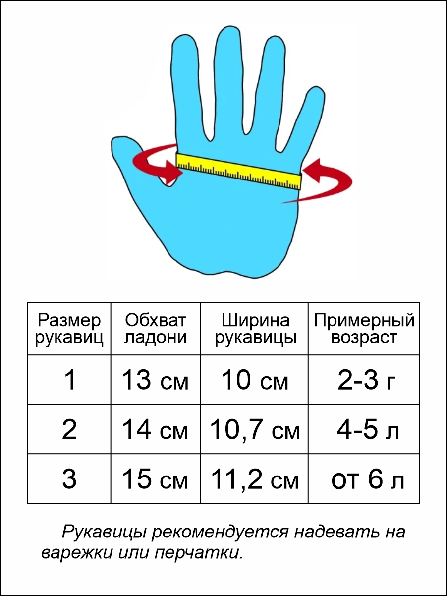Варежки SYMBION MPVH_GR.BLUE - фото 3