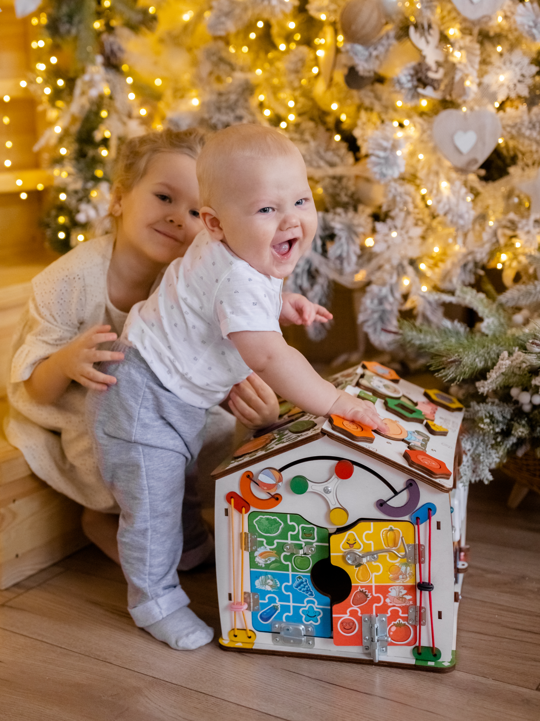 Игрушка Evotoys бизиборд Смайлики - фото 16