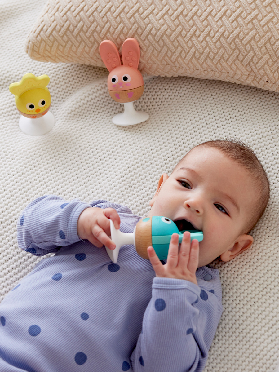 Игрушка Hape погремушка Весёлое трио - фото 1