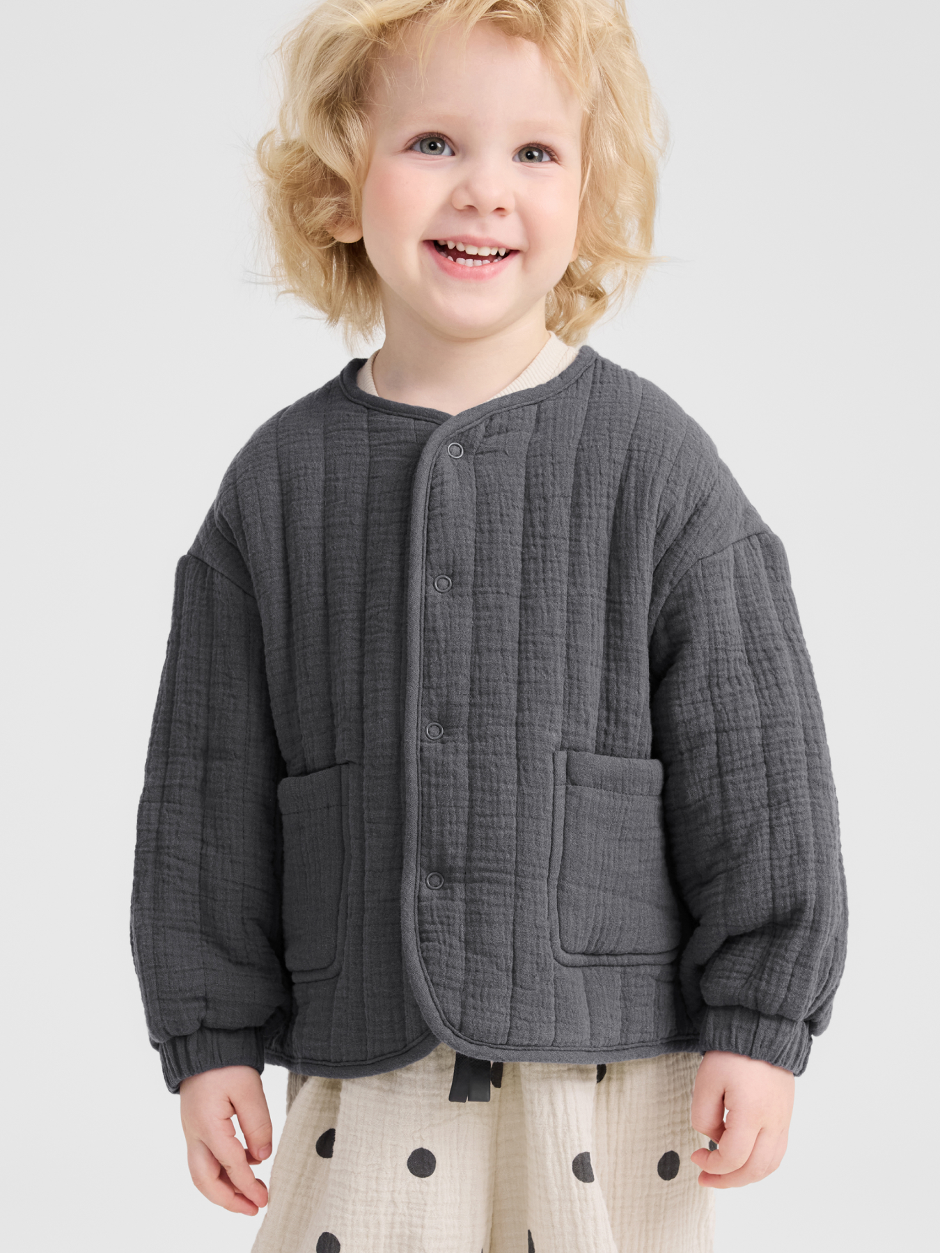 Куртка Happy Baby 88270-1_dark grey - фото 1