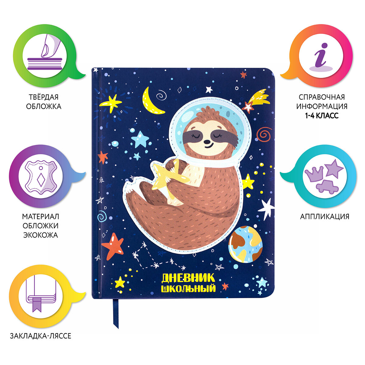 Дневник школьный Юнландия для начальных и младших классов для девочки 48 листов - фото 2