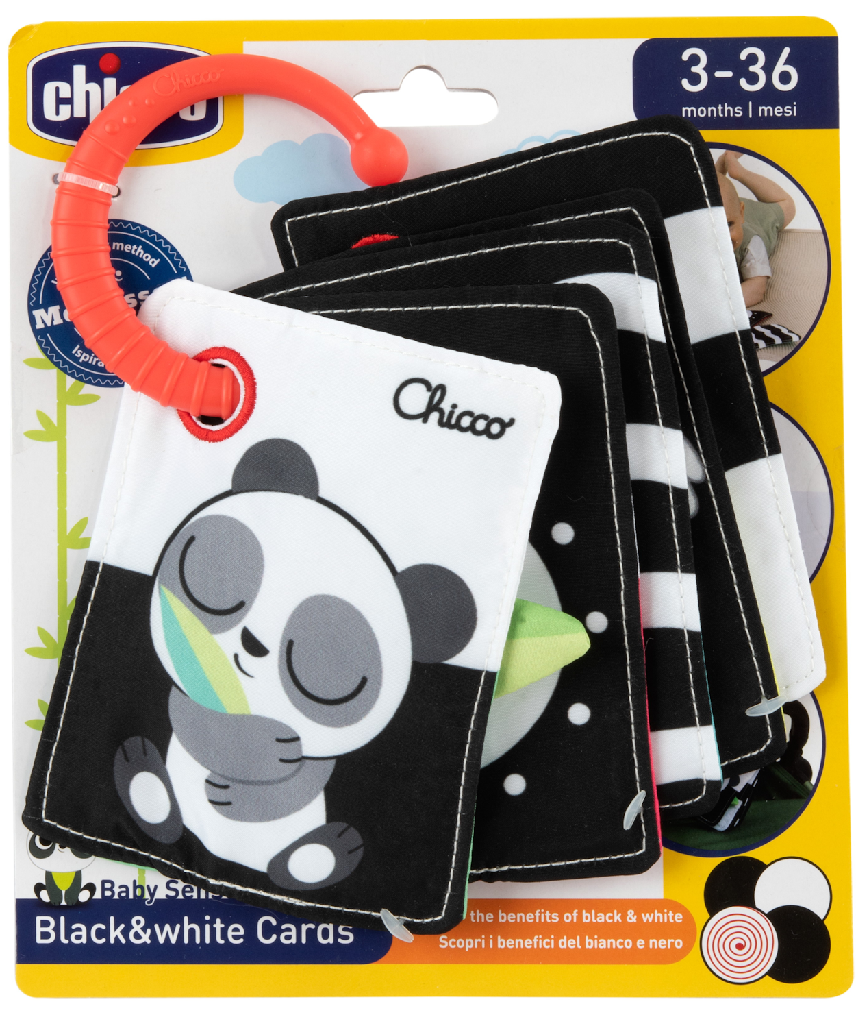 Игрушка Chicco подвеска Чёрно-белые игрушки - фото 10