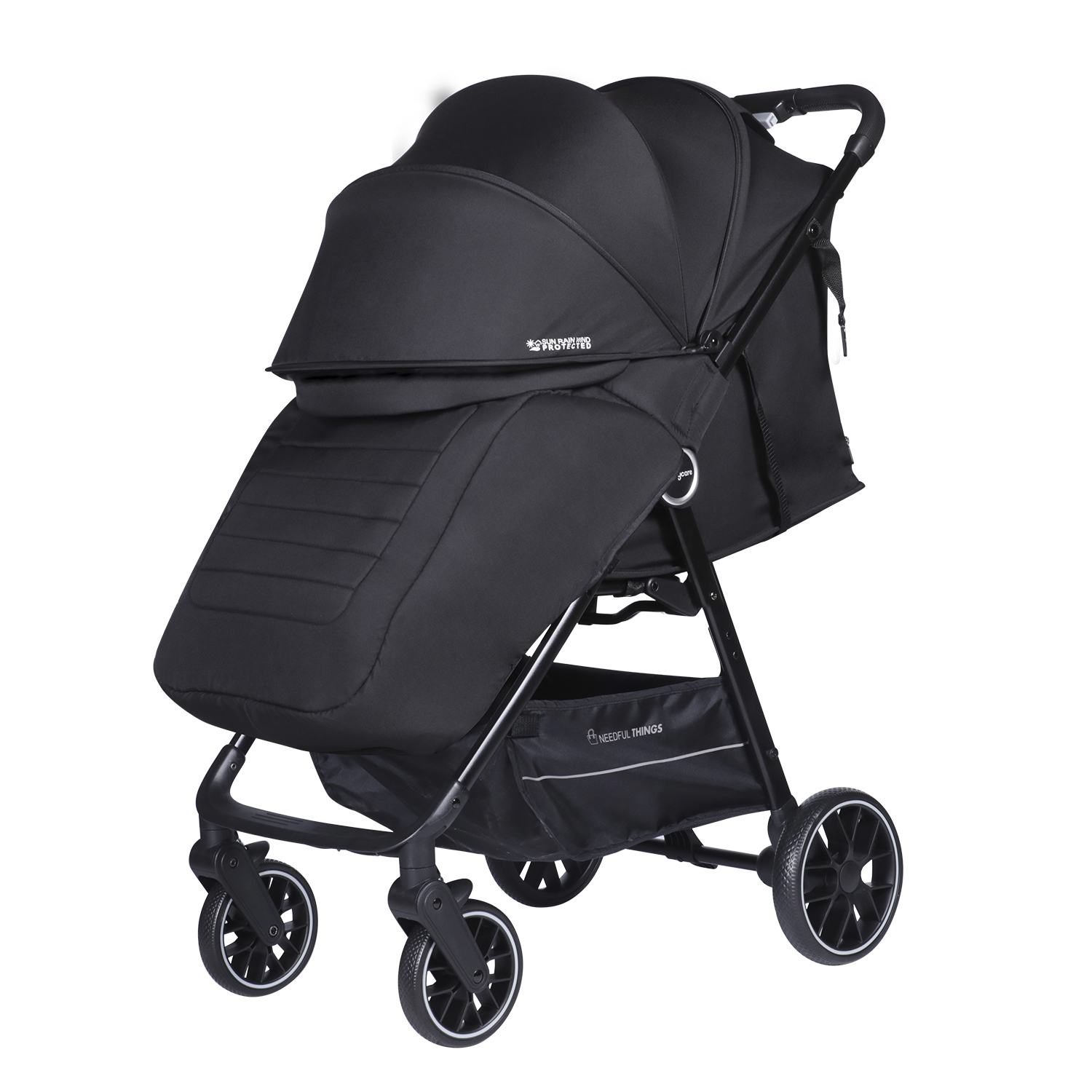 Коляска прогулочная BabyCare Mira черный - фото 2