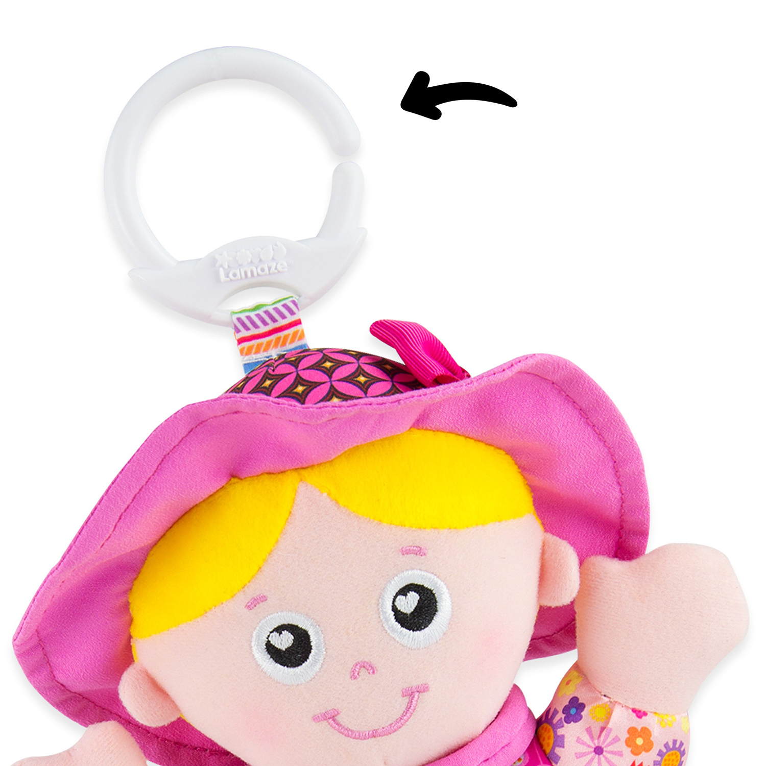 Игрушка Lamaze подвеска Кукла Эмилия - фото 5