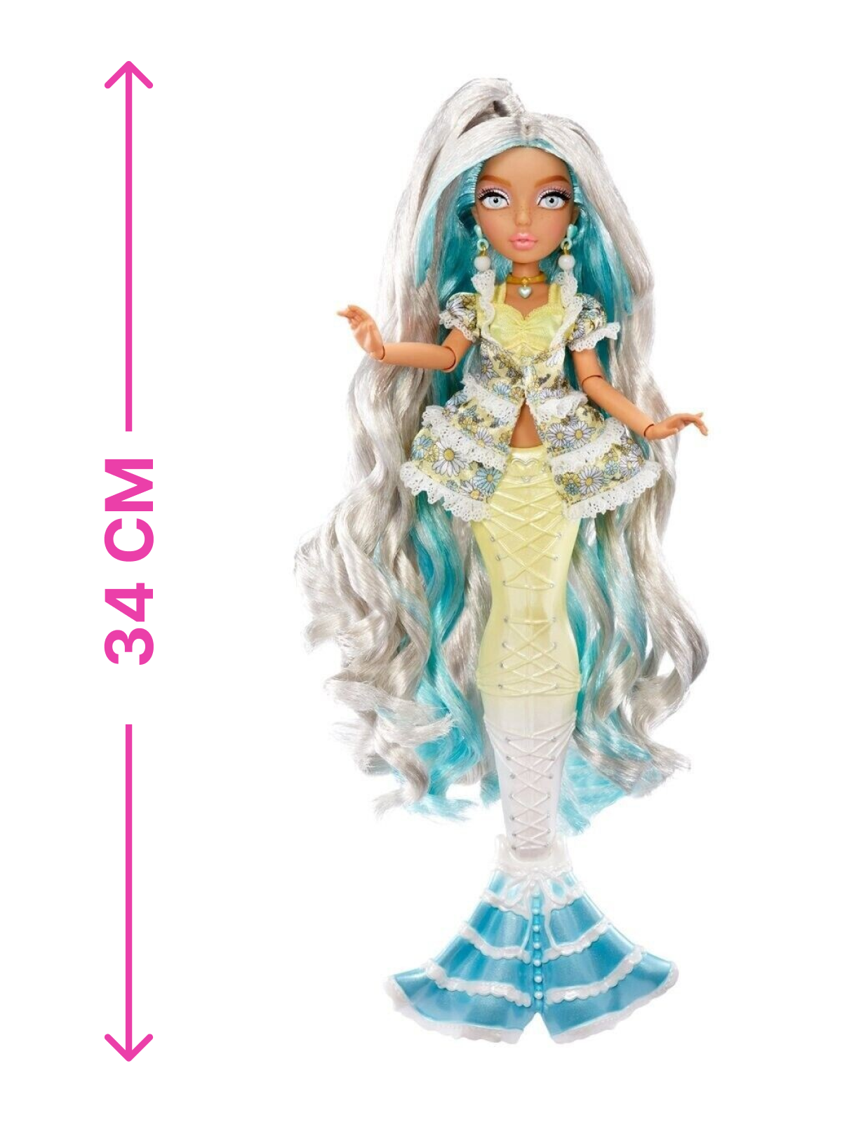 Кукла модельная Mermaze Mermaidz Color Change Casea 585183 Casea - фото 4
