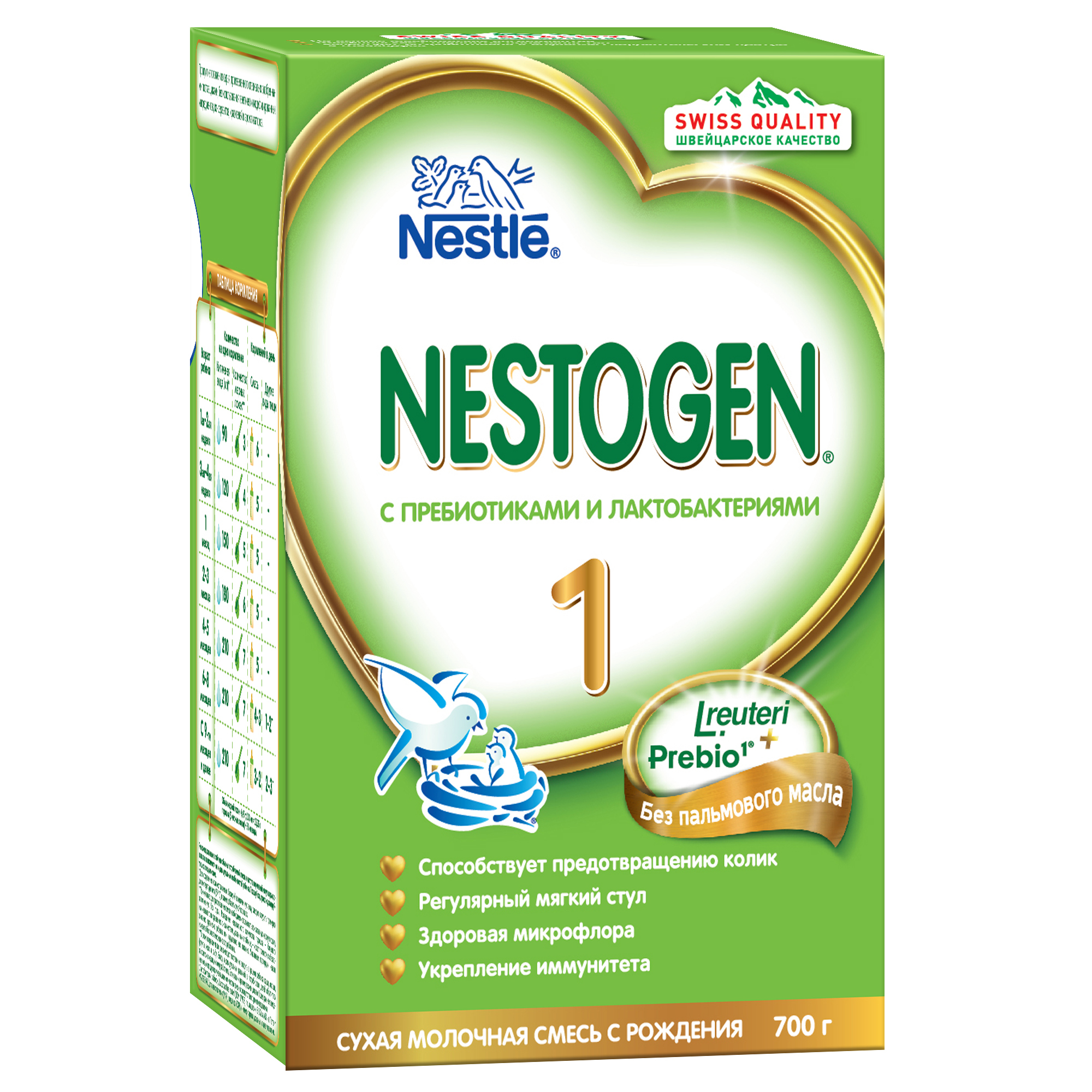 Смесь Nestle Nestogen 1 700г с 0месяцев - фото 1