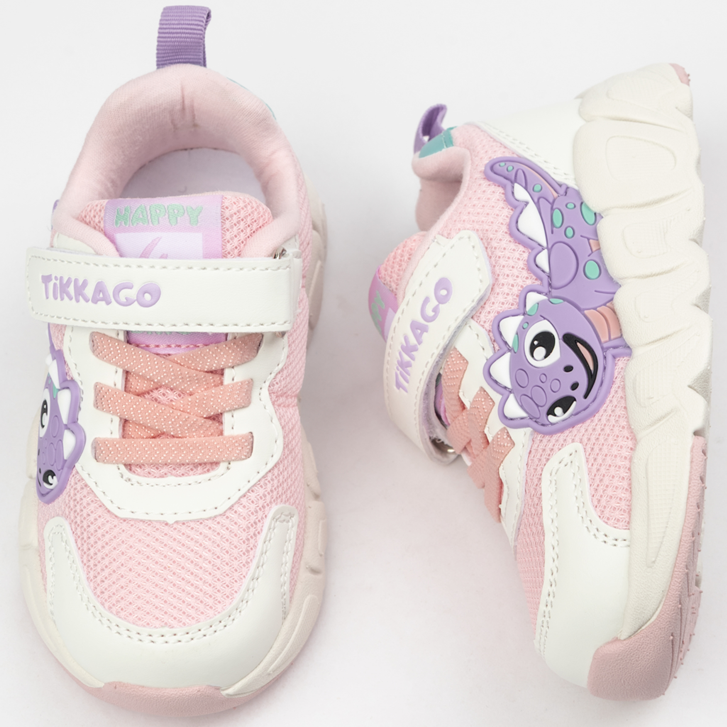 Кроссовки TikkaGo 4E01_2574_white-pink - фото 3