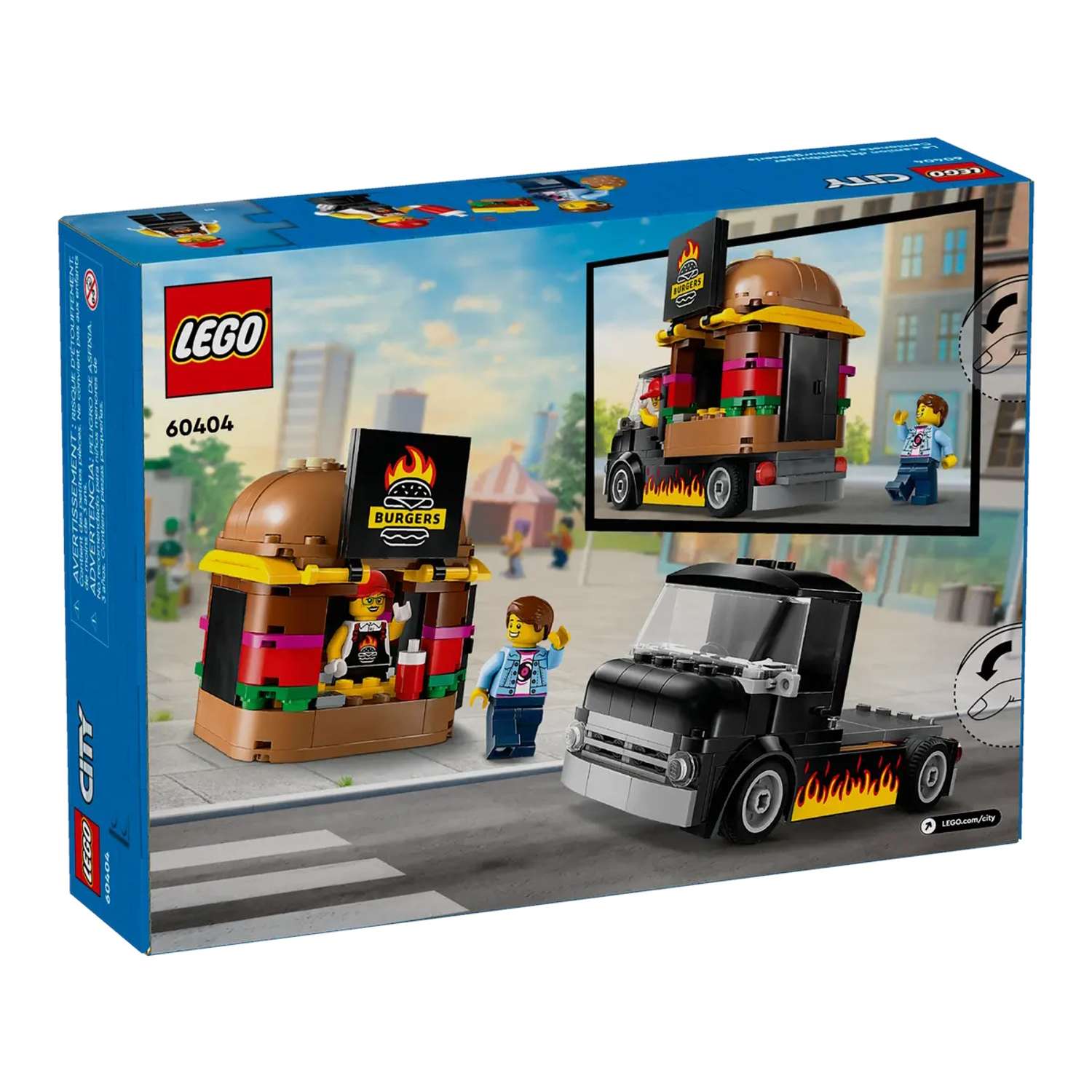 Конструктор LEGO City Бургер Трак блочный - фото 6