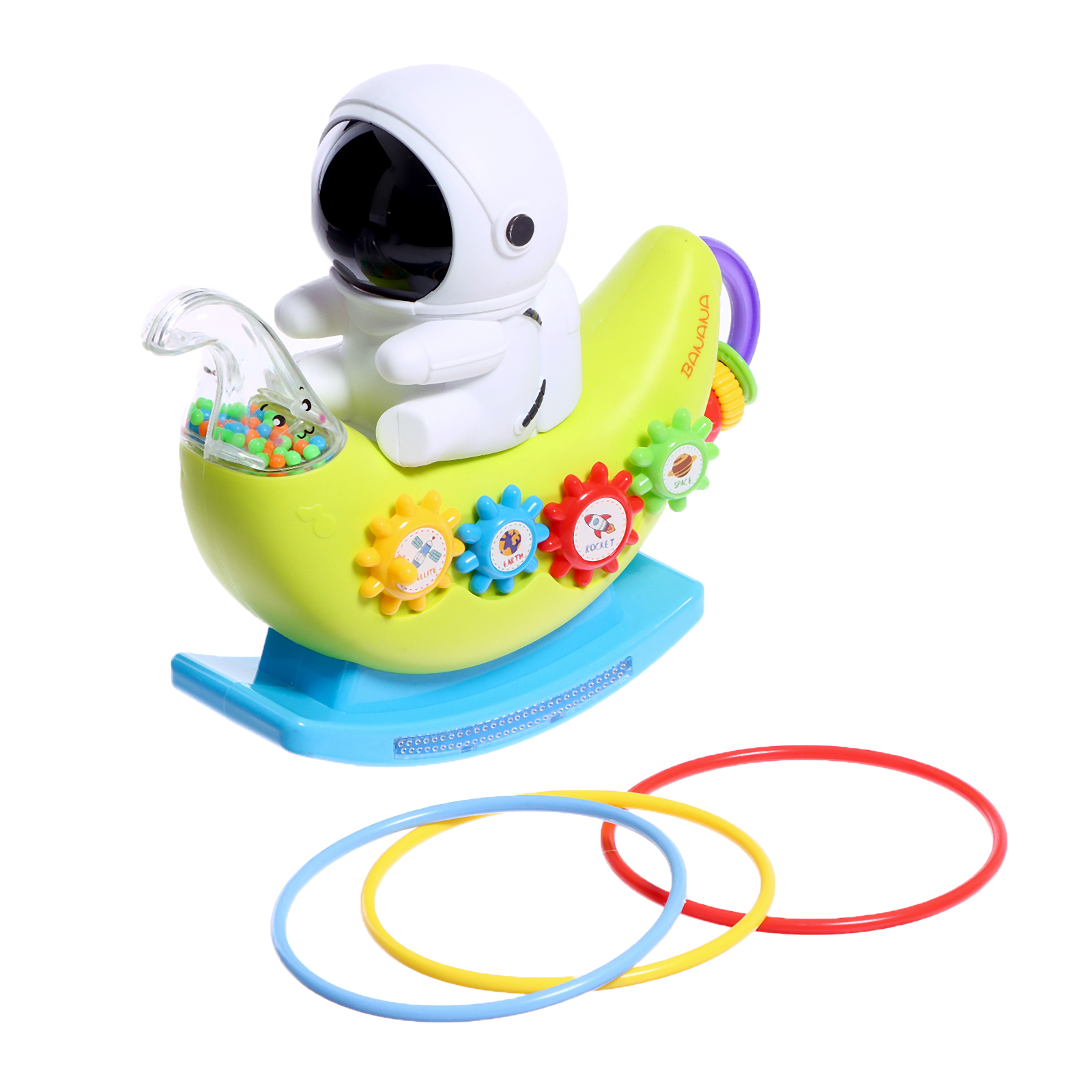 Игрушка Sima-Land каталка Маленький астронавт в ассортименте - фото 2