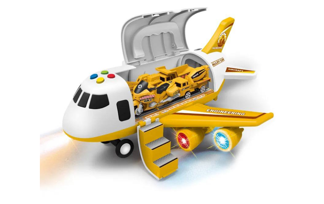Парковка Peliko Инженерная техника plane-yellow - фото 1