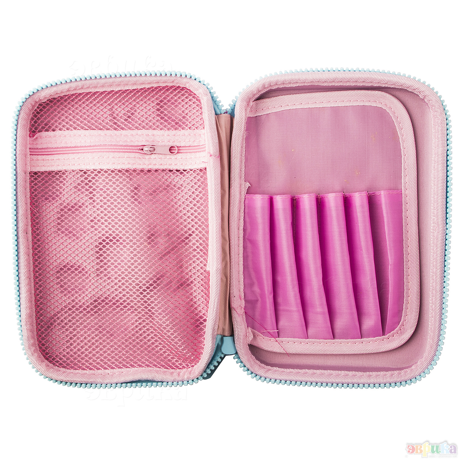 Пенал книжка ЭВРИКА Русалочка розовый - фото 2