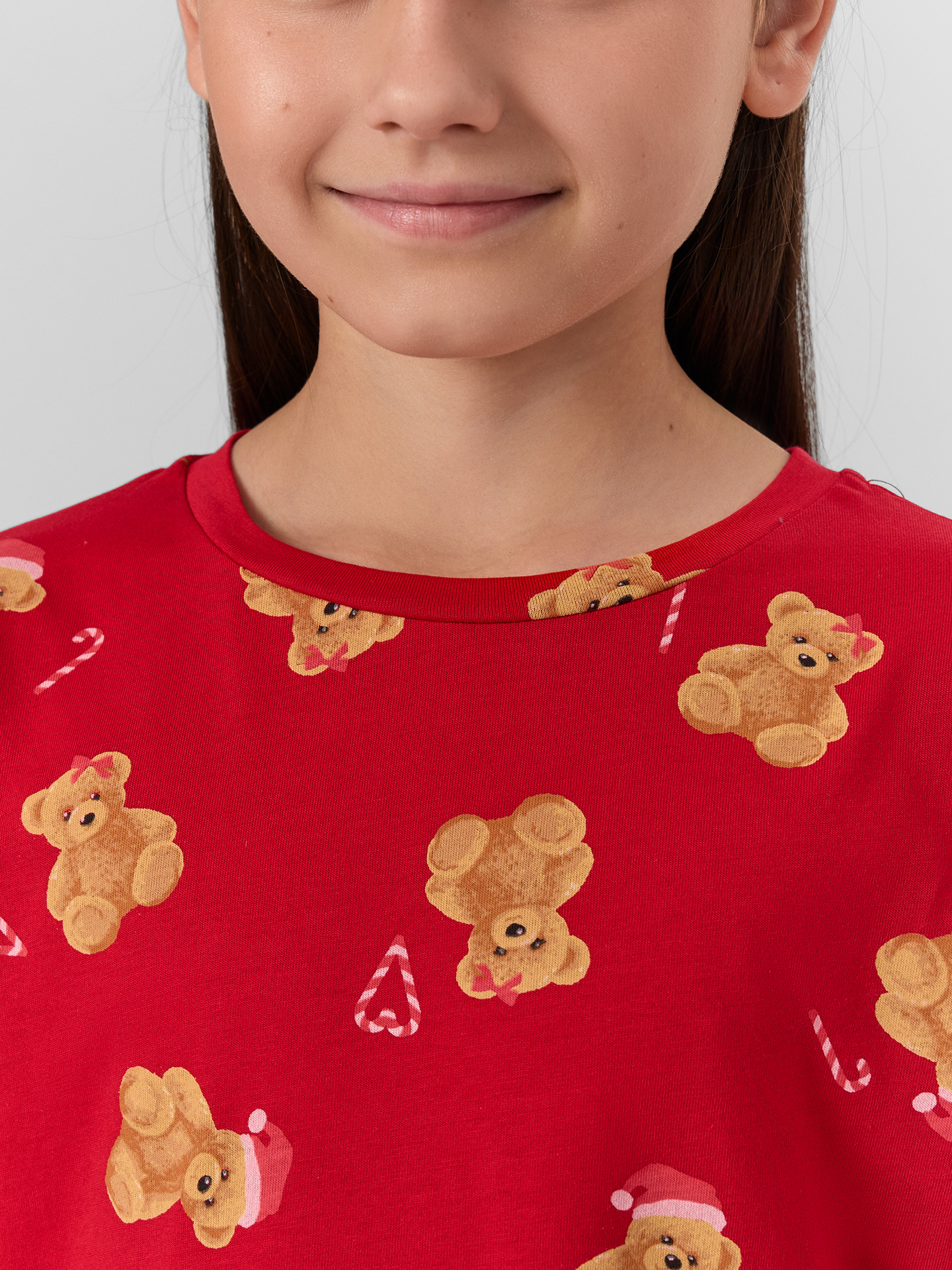 Сорочка ночная Mark Formelle (Марк Формэль) 577727/НГ медвежата на красном - фото 4