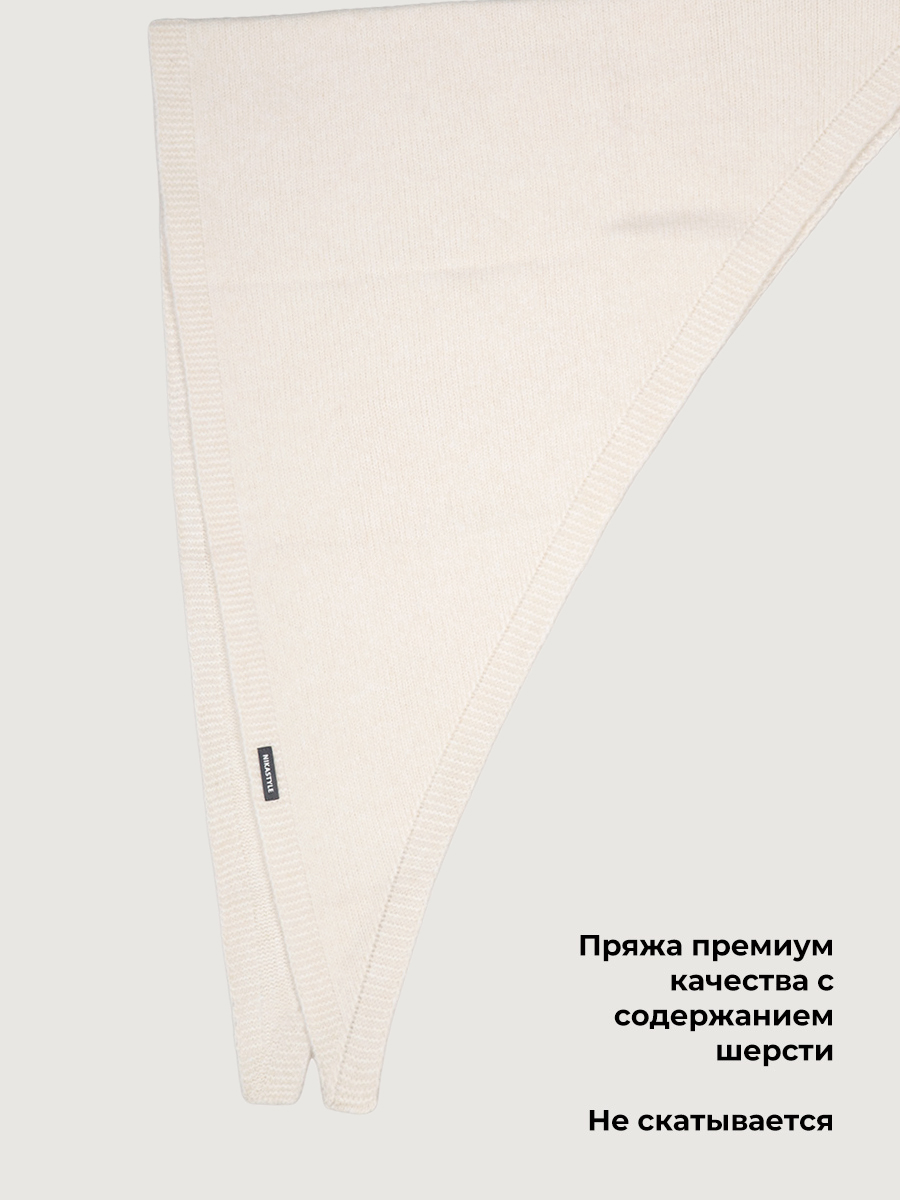 Шарф NIKASTYLE 17з52626 молоко - фото 4