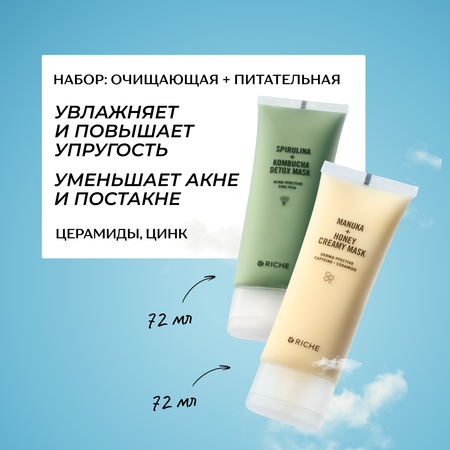 Маска RICHE Медовая + Детокс 142 мл