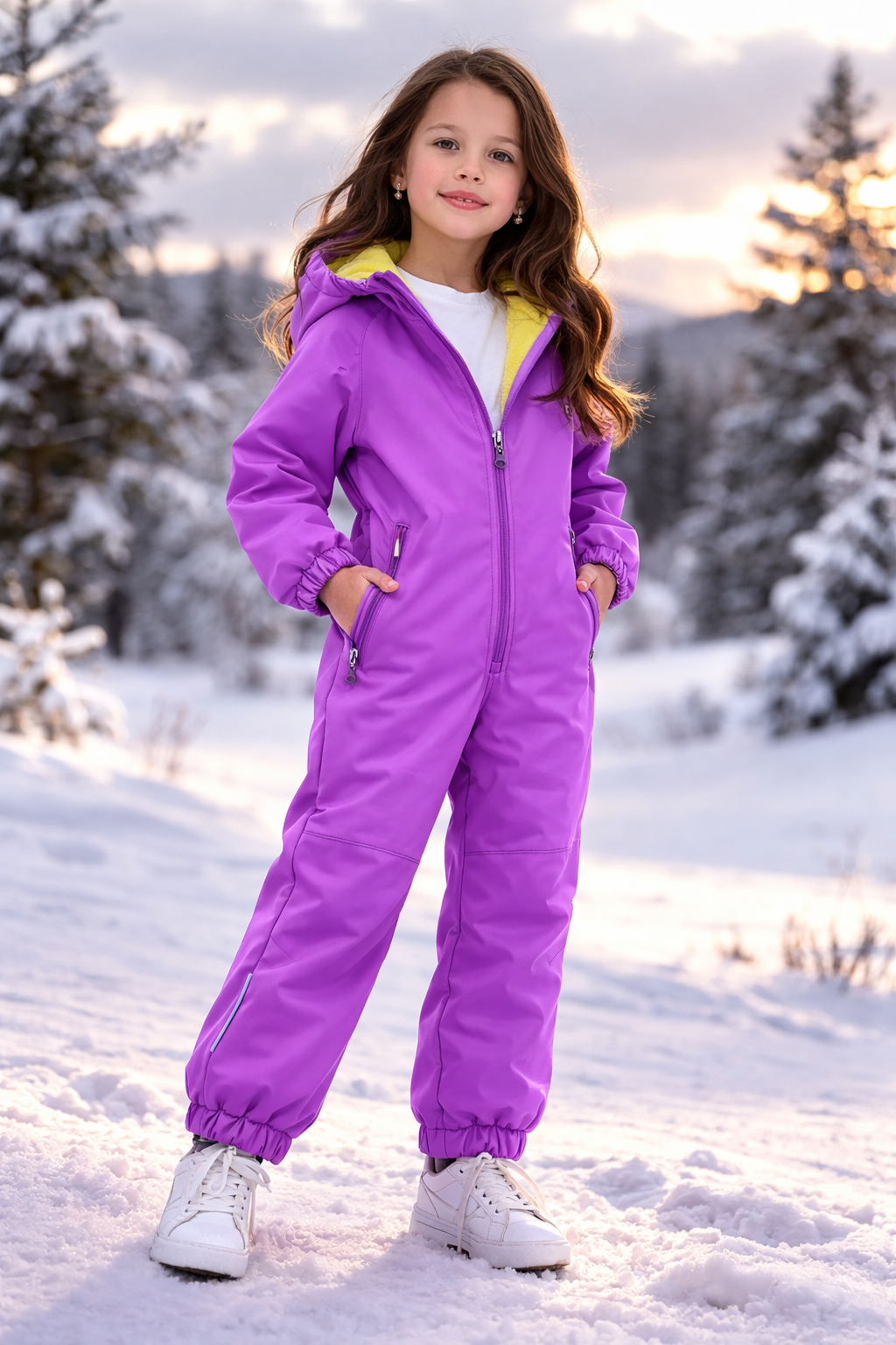 Комбинезон ILVES ILV-A-180/17_лиловый/желтый - фото 5