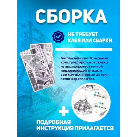Конструктор piececool металлический