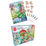 Набор для рисования Hape Магнитные персонажи