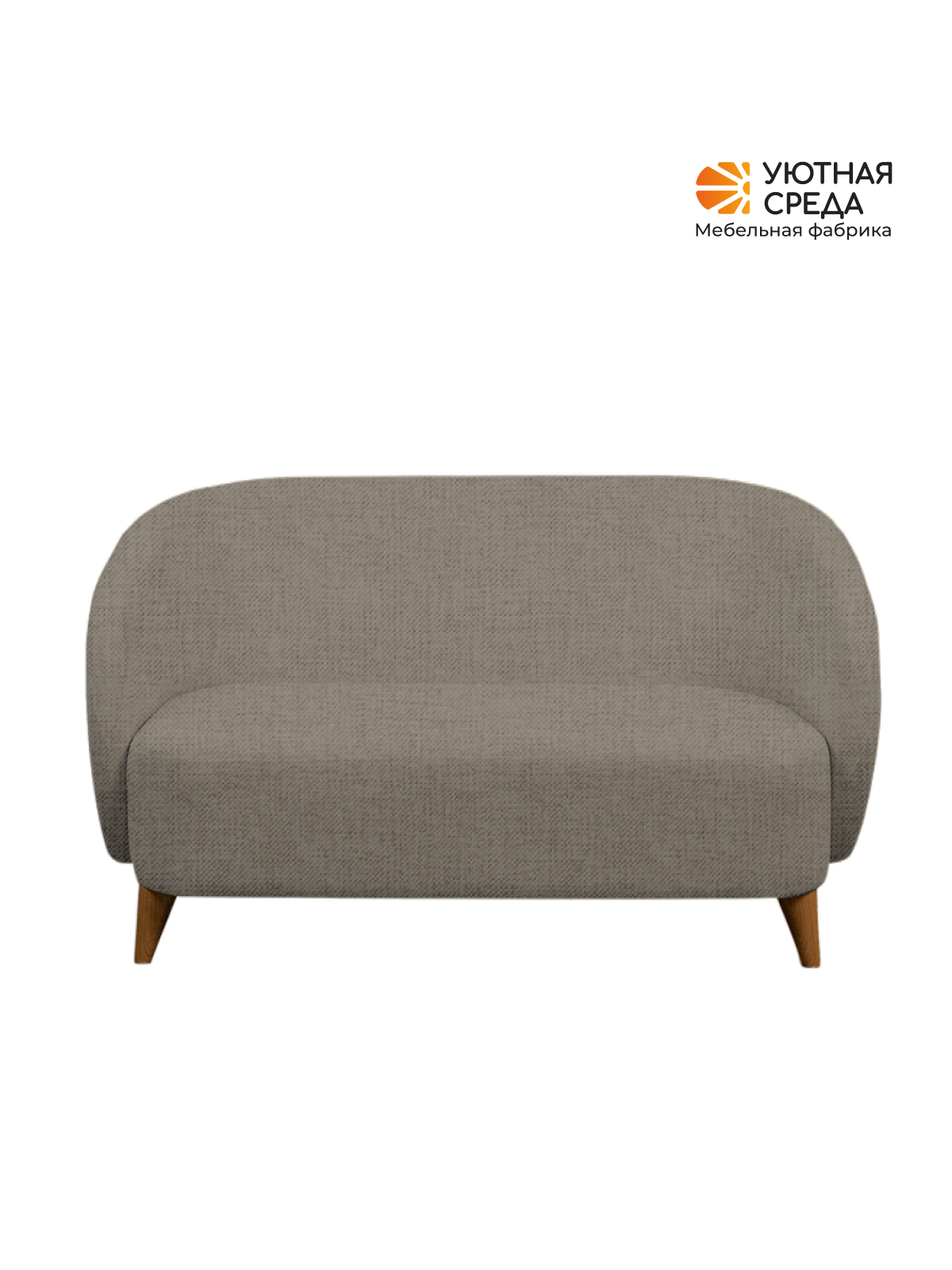 Диван Уютная среда темно-серая рогожка серый - фото 14