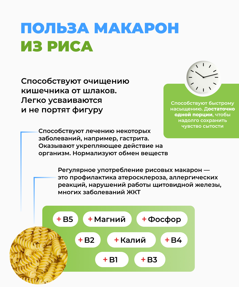 Макаронные изделия из риса без глютена Ноль грамм спиральки - фото 7